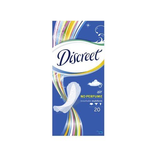 DISCREET Deo NO PARFUME Ежедневни дамски превръзки без парфюм 20броя