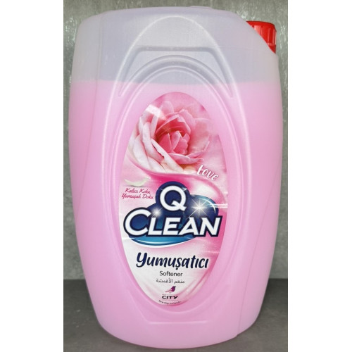 Q CLEAN ОМЕКОТИТЕЛ 4Л РОЗА 