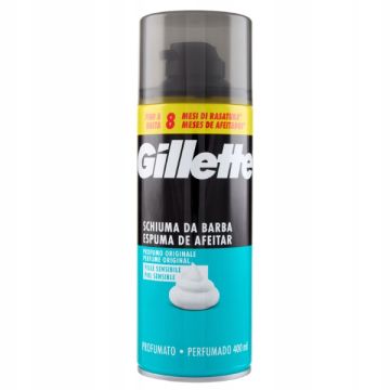  GILLETTE ПЯНА ЗА БРЪСНЕНЕ 400МЛ ЗА ЧУВСТВИТЕЛНА КОЖА 