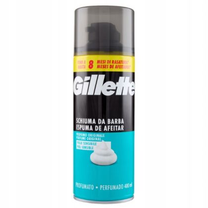  GILLETTE ПЯНА ЗА БРЪСНЕНЕ 400МЛ ЗА ЧУВСТВИТЕЛНА КОЖА 